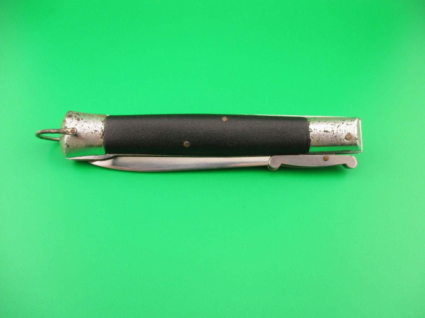 STAINLESS STEEL 26cm KORIZZY Korean large Rizzuto clone vintage automatic knife