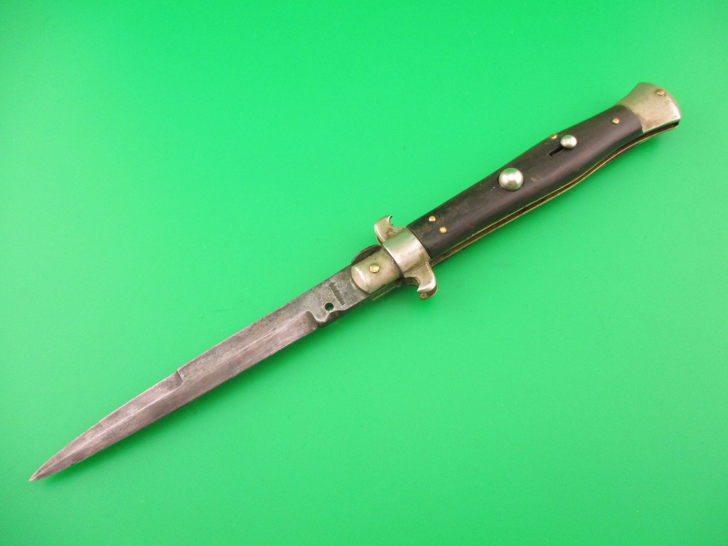 MANIAGO 23cm Italian Flatguard Wasp body Vintage 1930s automatic knife