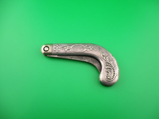 Press Button Knife Co One Arm Man antique switchblade knife Civil War Vets knife