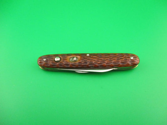 Schrade Cut Co Medium Bone double 7403 vintage automatic knife