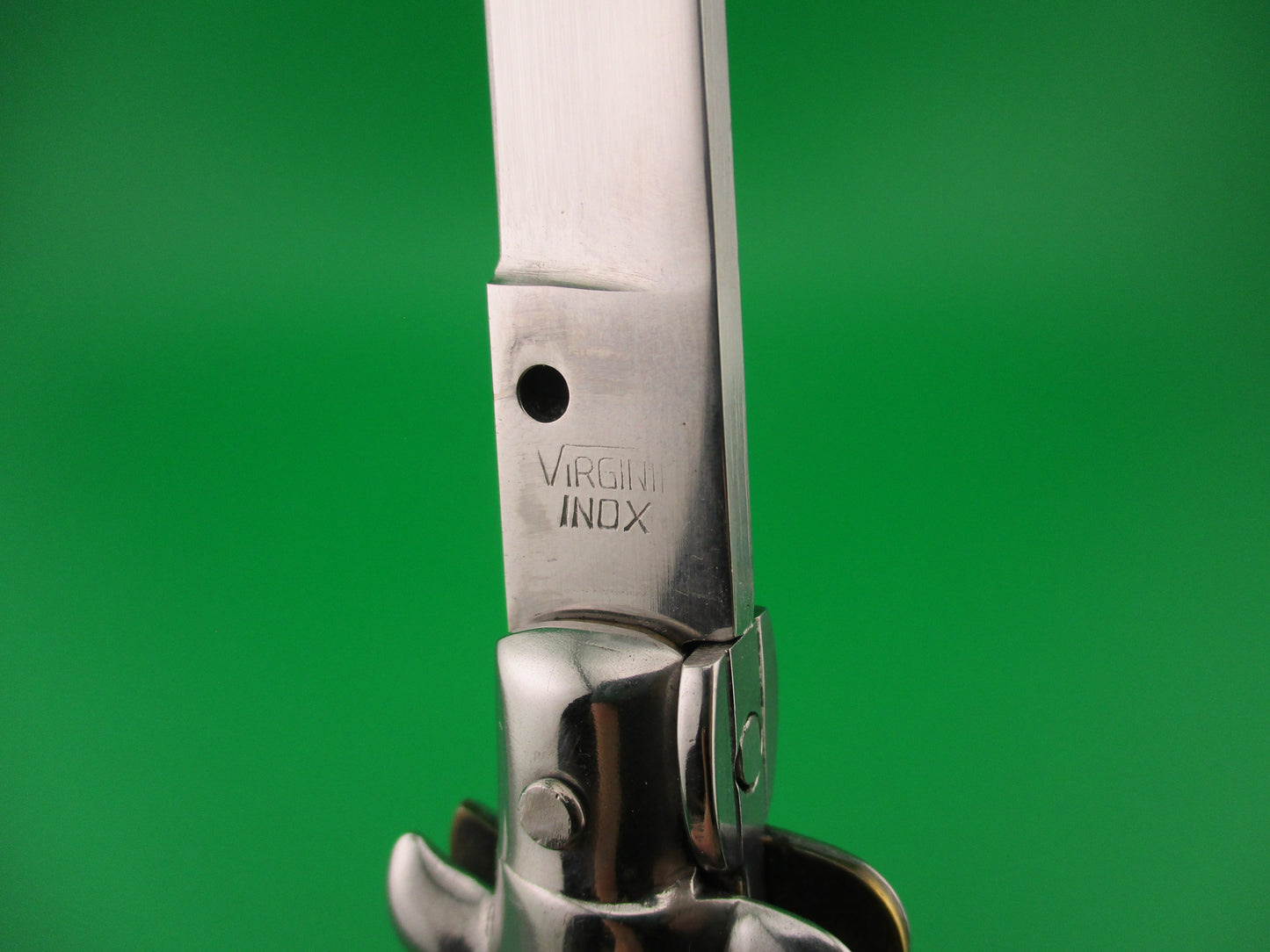 VIRGINIA INOX 28cm Italian Swivel bolster stiletto vintage automatic knife