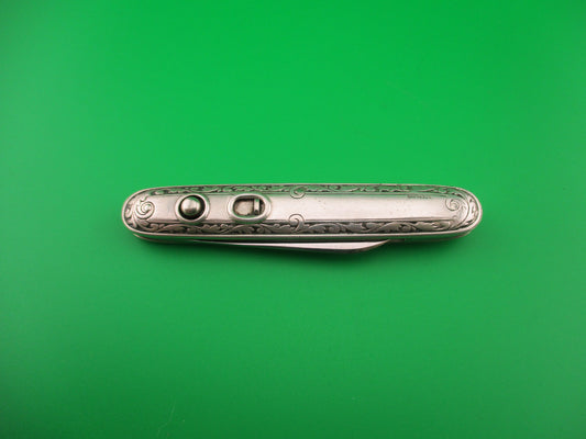 SHAPLEIGH HDW CO DE S13SS Medium Sterling double vintage automatic knife