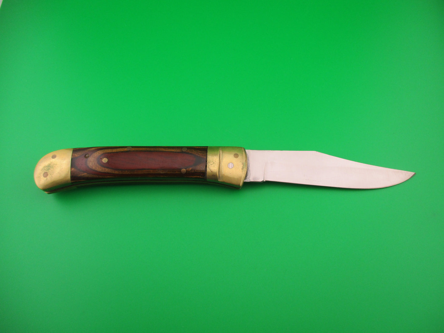 Frostwood & Brass 23cm New Lever automatic knife 9 inch w sheath