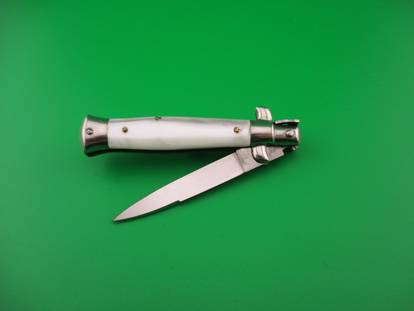 Rostfrei (slant) 16cm Italian transitional Pearlex swivel bolster 1970s Vintage automatic