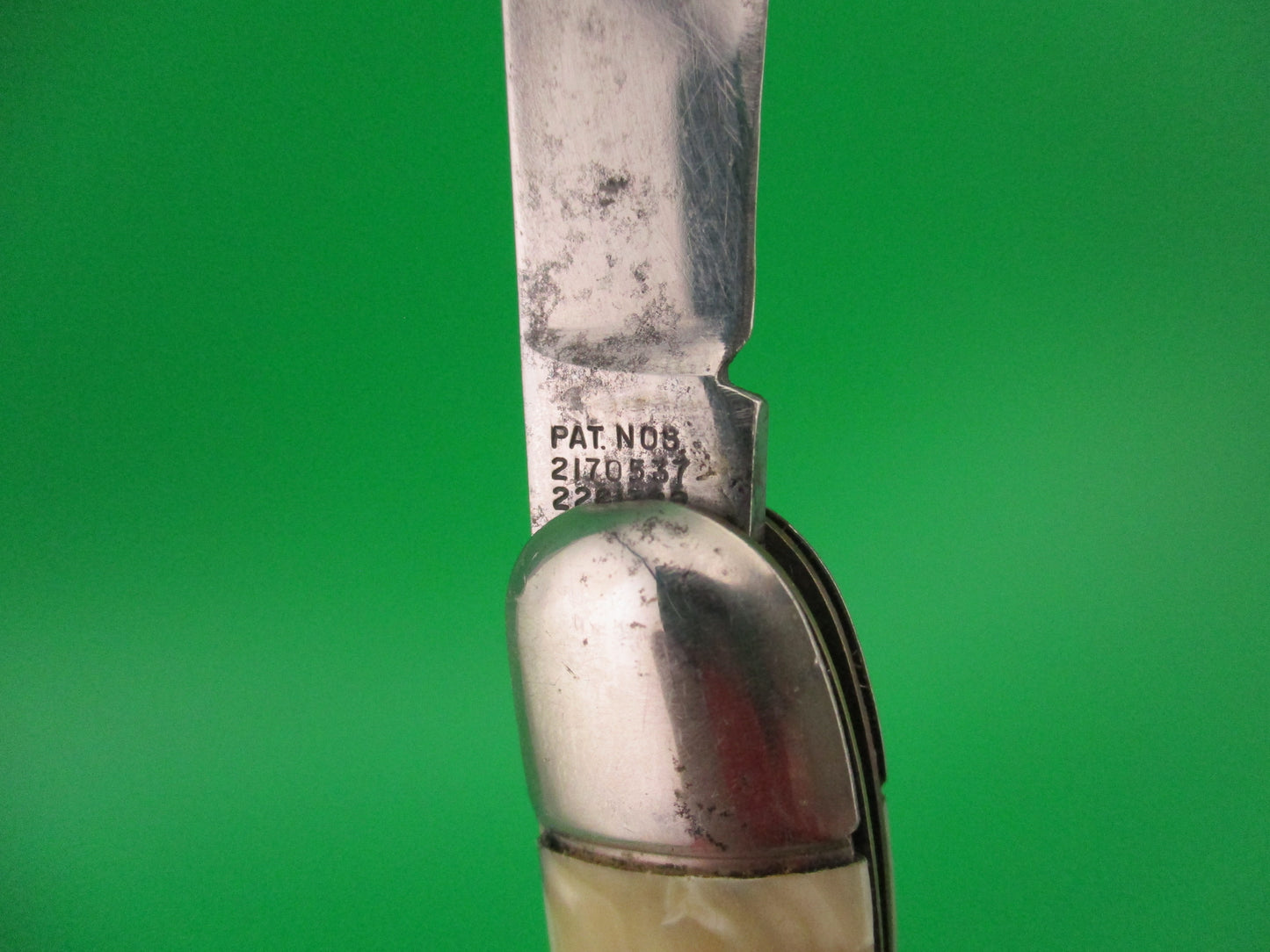 Hammer Brand Imperial Toothpick Fisherman's Switchblade knife w/ blade etch