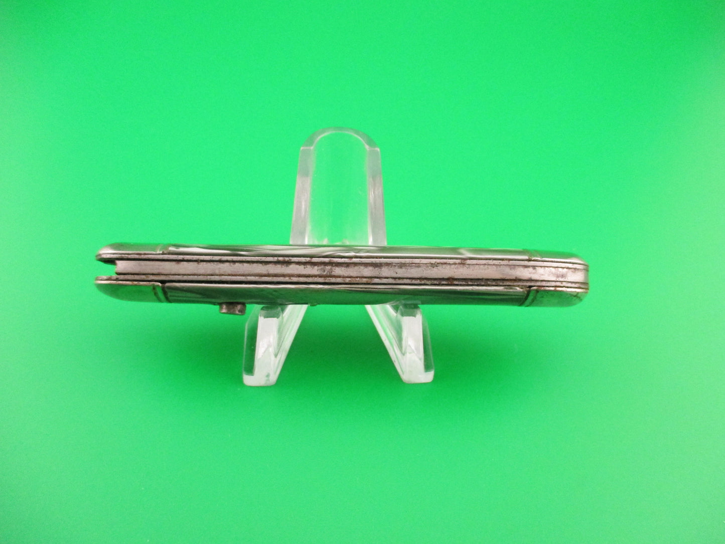 Hammer Brand Imperial Serpentine Utility Jack Gray Pearl celluloid switchblade