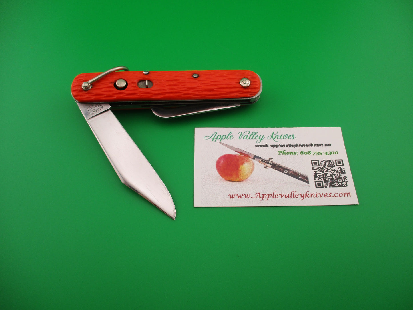 Schrade Walden vintage MC1 Orange military paratrooper switchblade