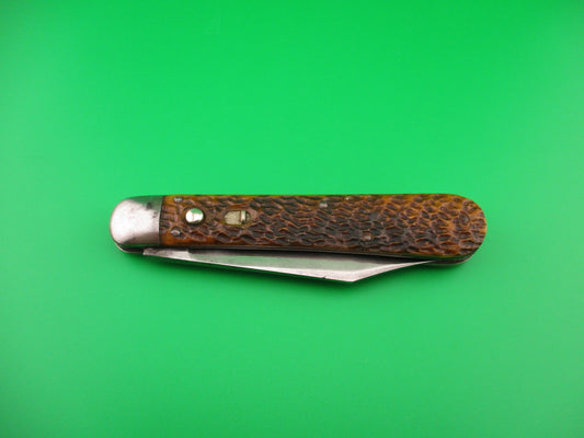 SCHRADE CUT CO Early #1543 3/4 Hunter Picked bone automatic knife
