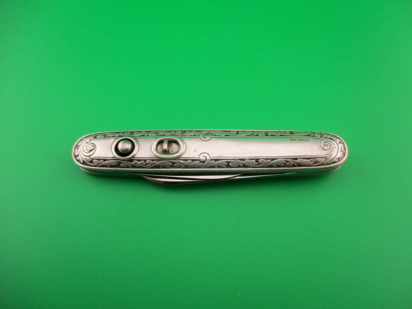 SHAPLEIGH HDW CO DE S13SS Medium Sterling double vintage automatic knife