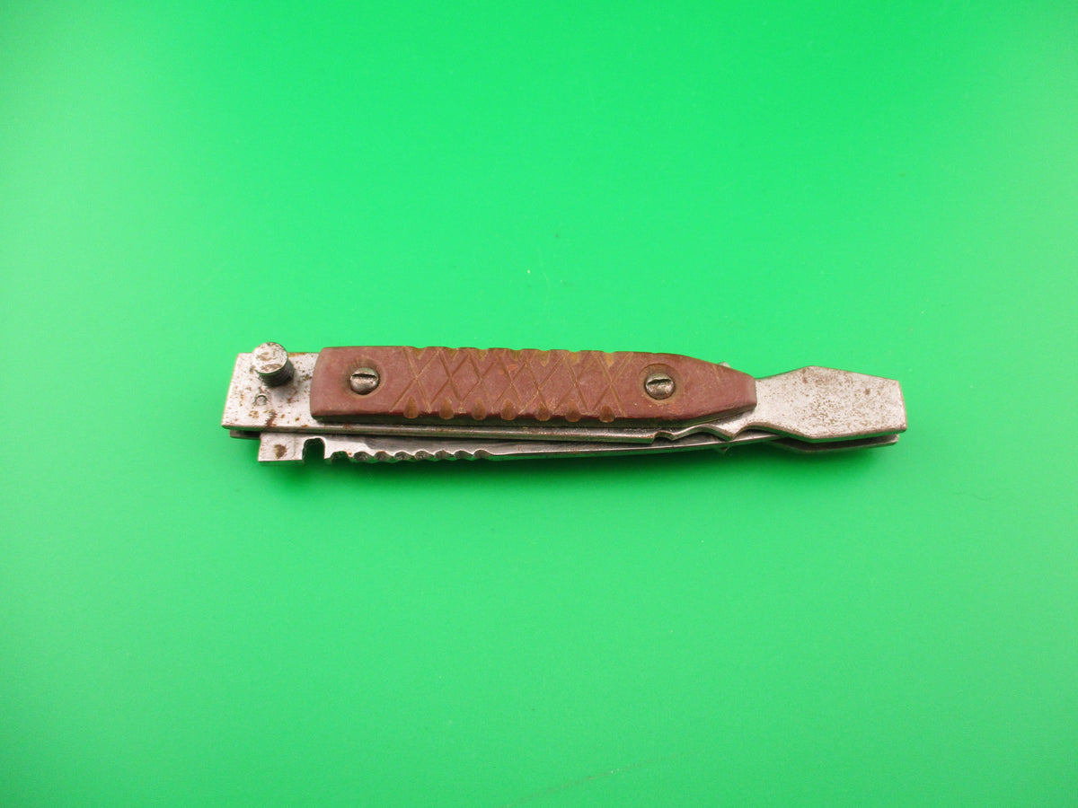 RPK 23cm Russian Prison Knife Wood Dagger blade vintage automatic knife