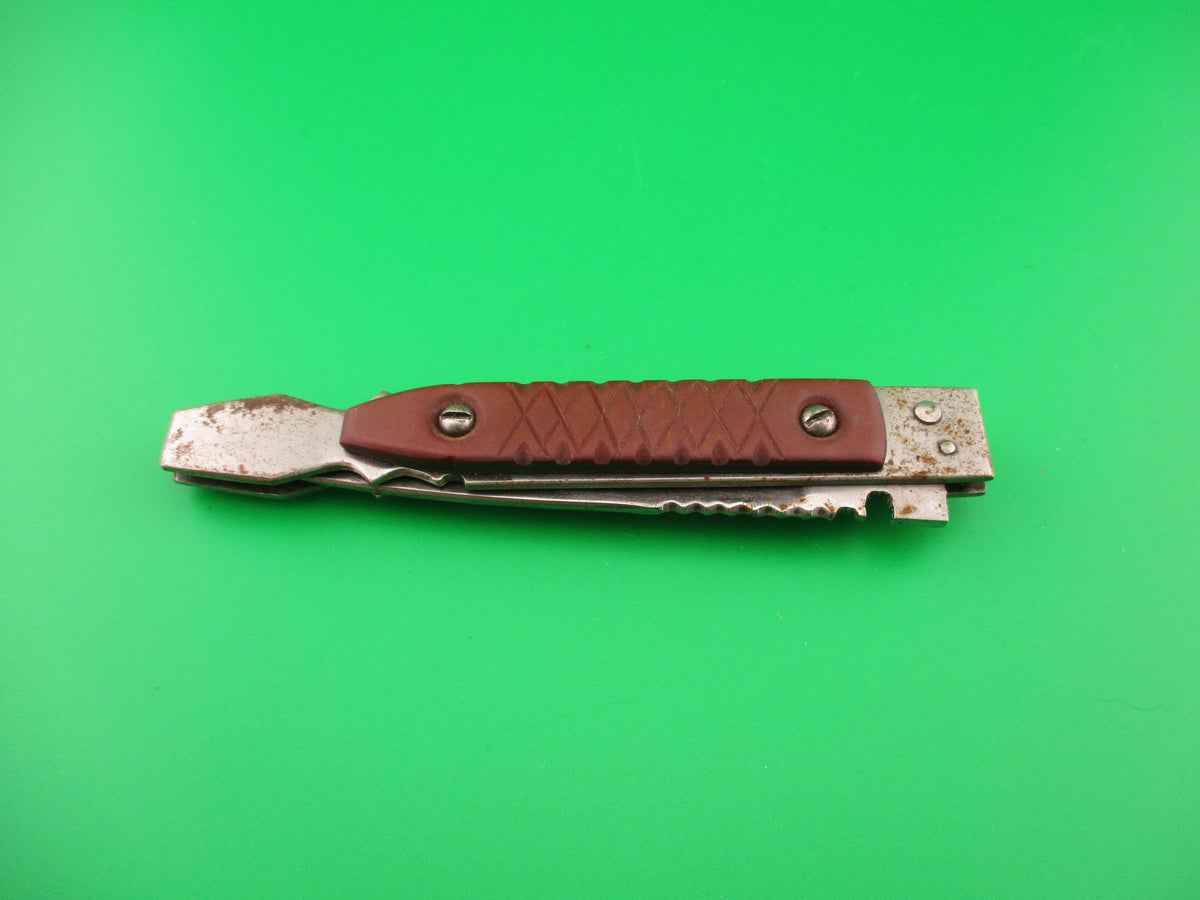 RPK 23cm Russian Prison Knife Wood Dagger blade vintage automatic knife
