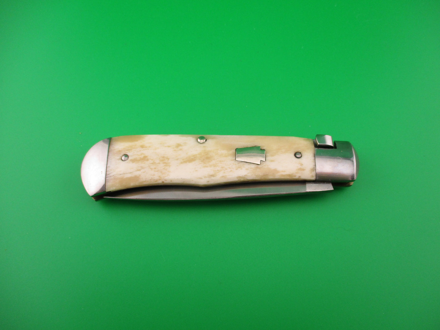 Schatt & Morgan #3 EXP S&M EXPRESS Drop point Smooth bone automatic knife