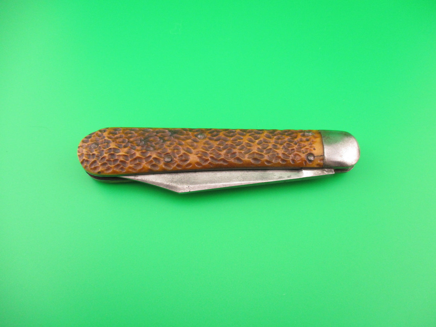 SCHRADE CUT CO Early #1543 3/4 Hunter Picked bone automatic knife