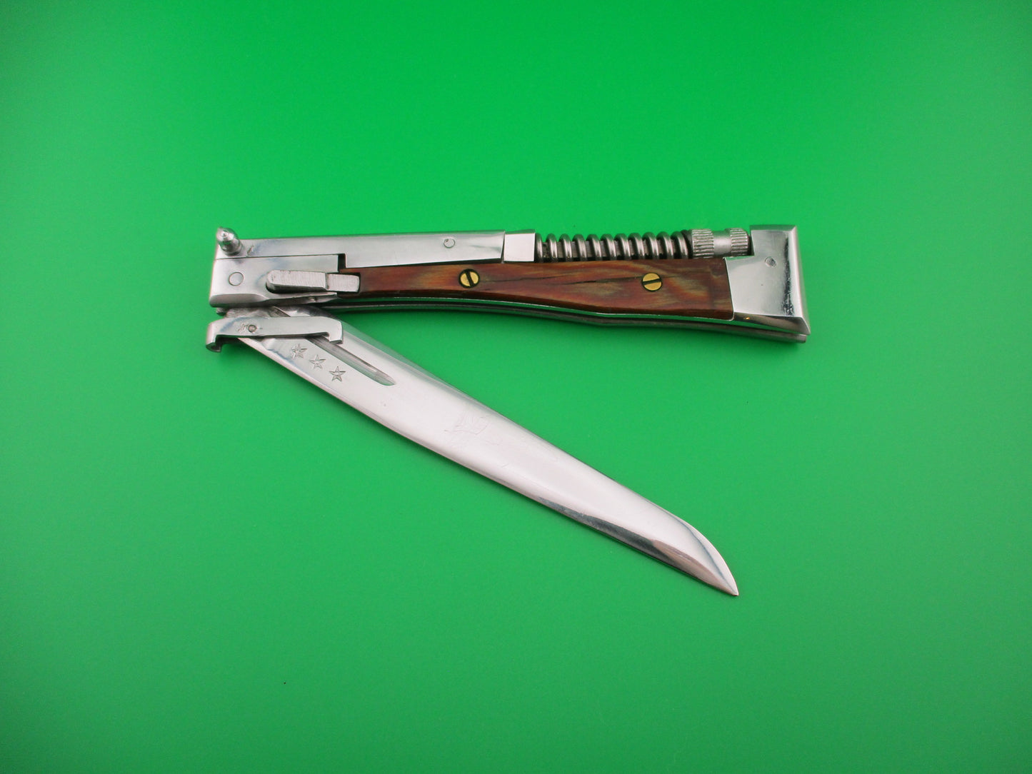 AK47 29cm Soviet 3 Star Vintage Swing Guard automatic knife