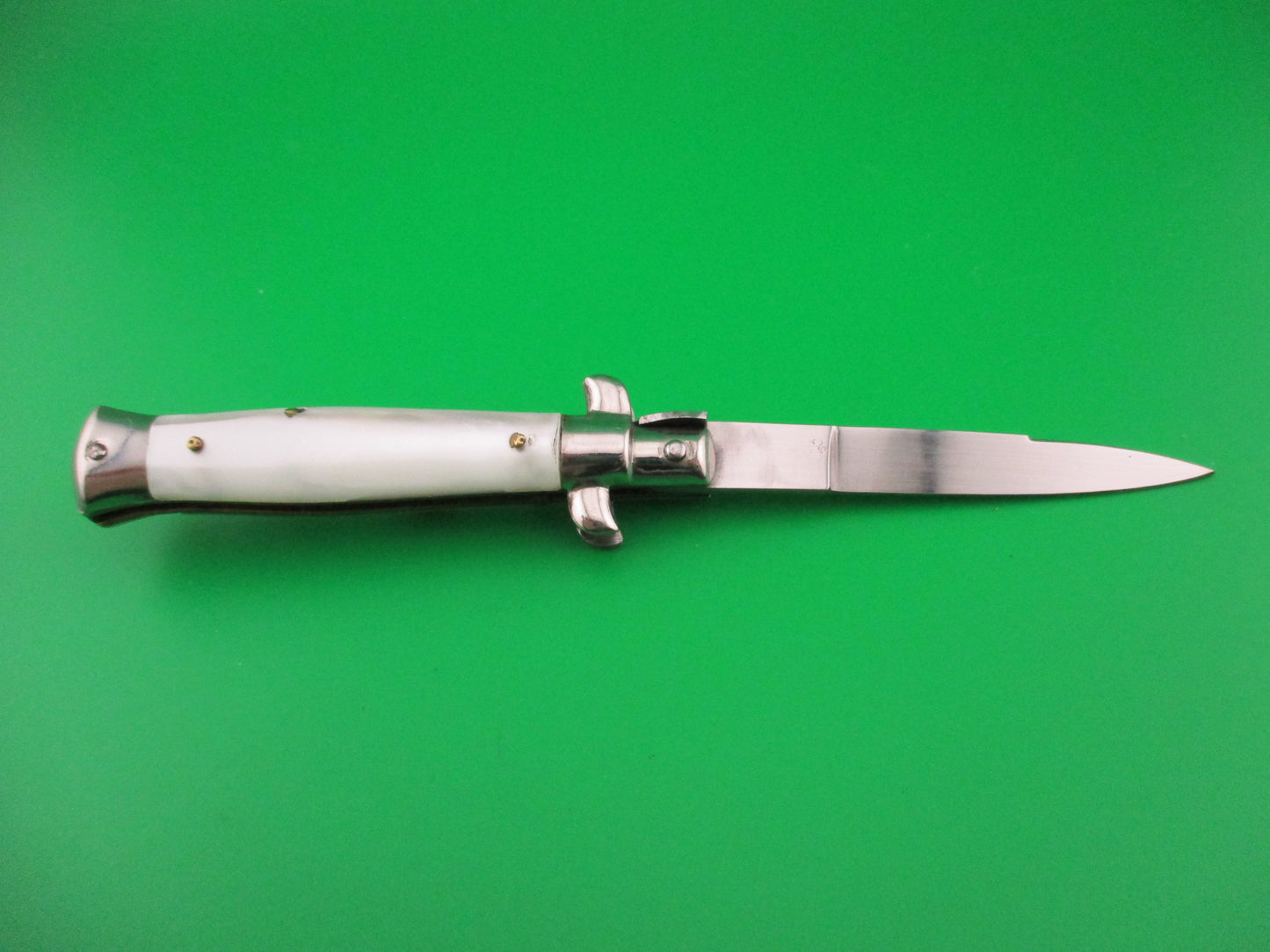 Rostfrei (slant) 16cm Italian transitional Pearlex swivel bolster 1970s Vintage automatic