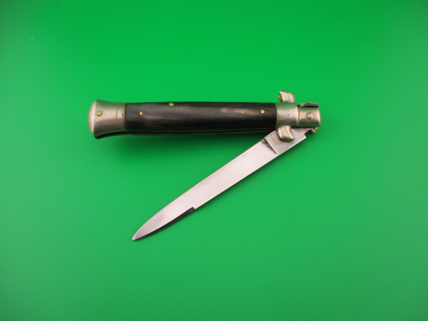 C. Jul Herbertz IMPORT 23cm Italian Transitional Brazilian horn switchblade knife