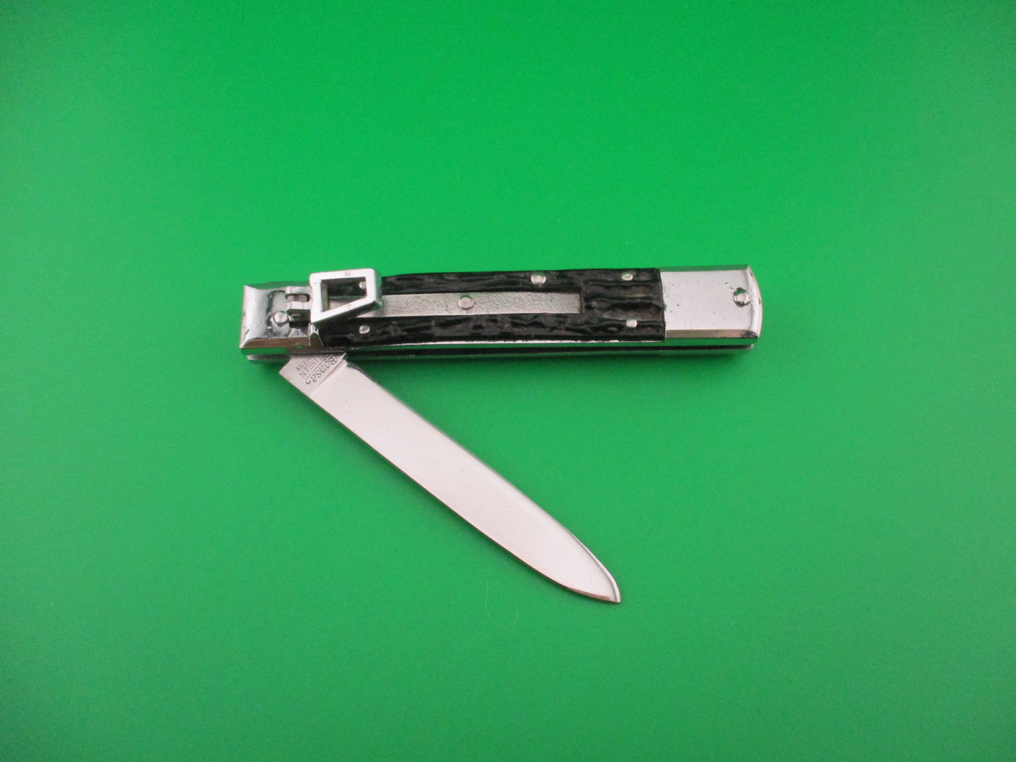 Bonsa SOLINGEN GERMANY 11cm German Slimline Hollow Lever automatic knife