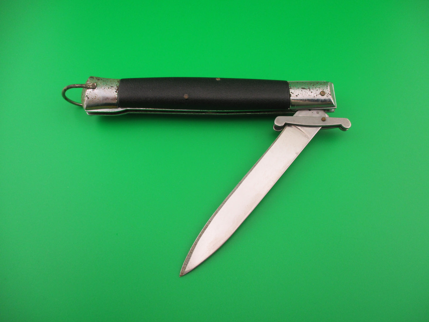 STAINLESS STEEL 26cm KORIZZY Korean large Rizzuto clone vintage automatic knife