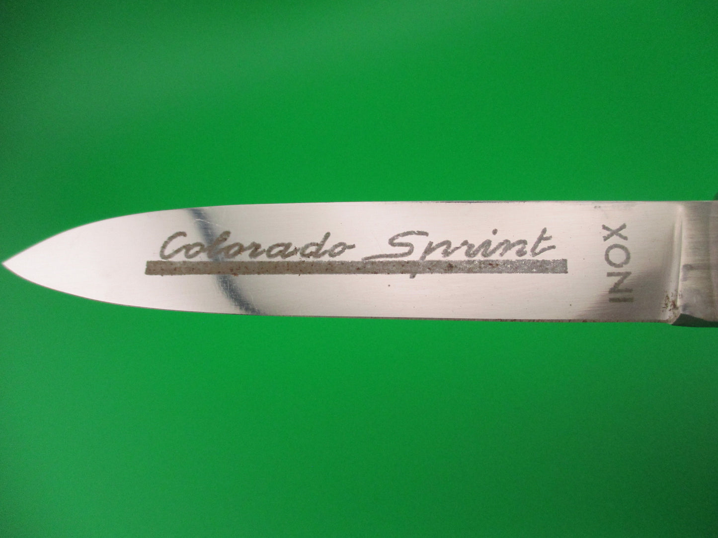 COLORADO SPRINT INOX 22cm Italian OTF DA etched automatic knife