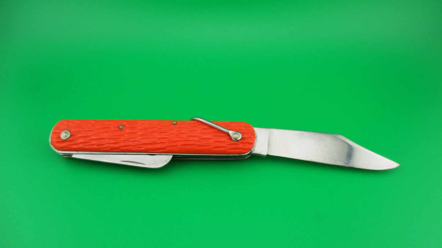 z Schrade Walden vintage MC1 Orange military paratrooper switchblade