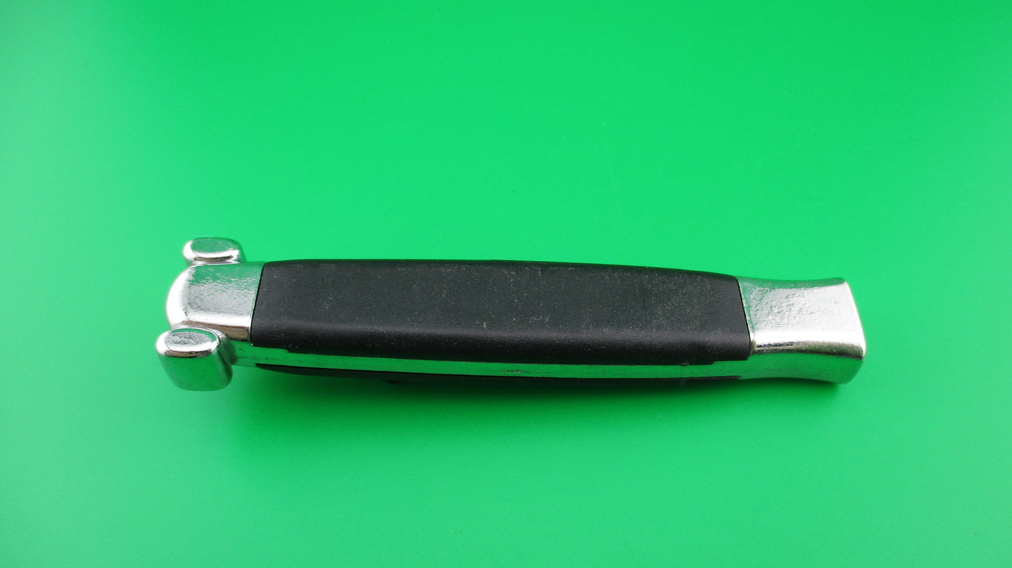 STAINLESS ROSTFREI 20cm Black OTF New Old Stock 1990s Vintage automatic knife NIB