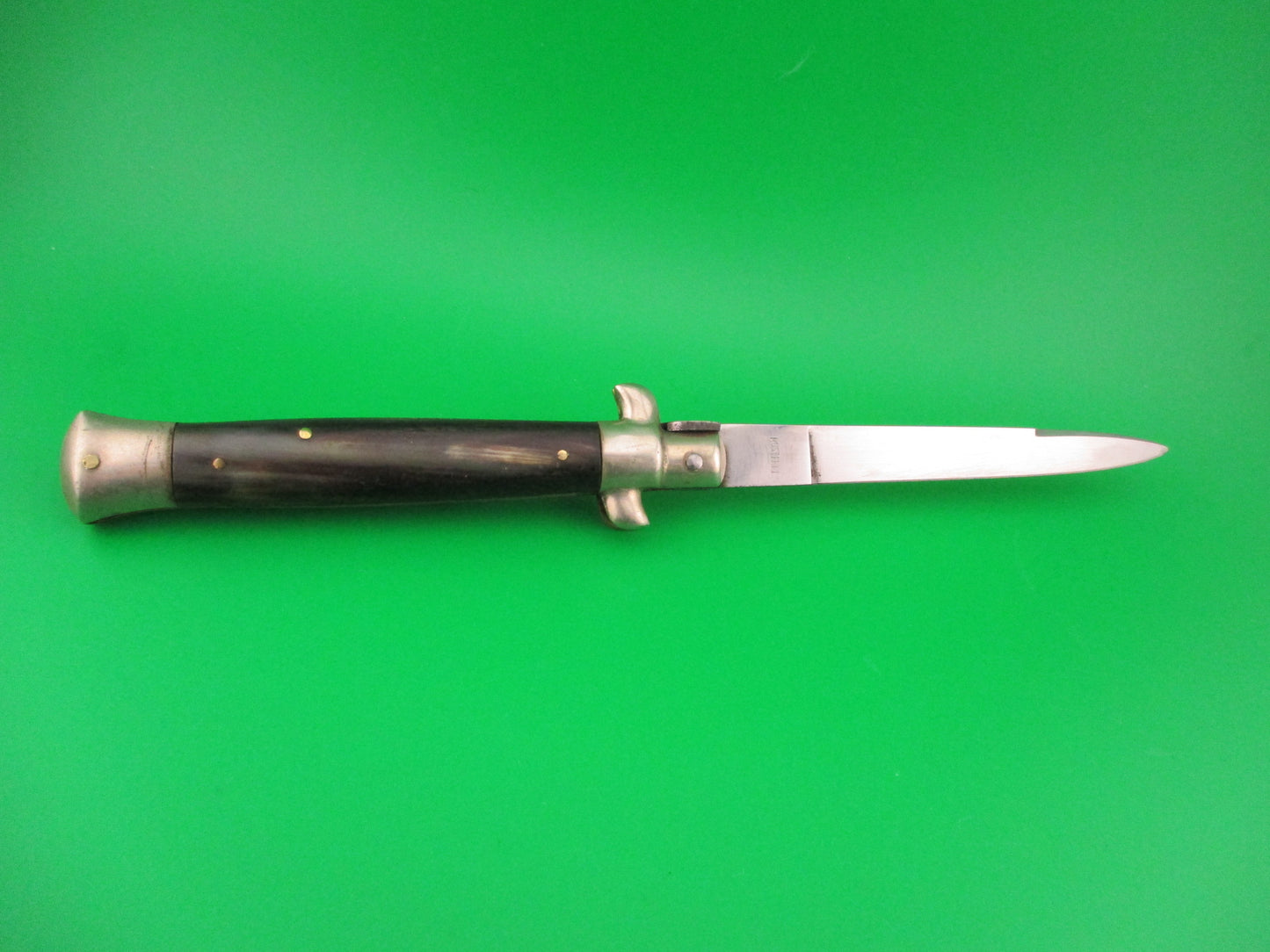C. Jul Herbertz IMPORT 23cm Italian Transitional Brazilian horn switchblade knife