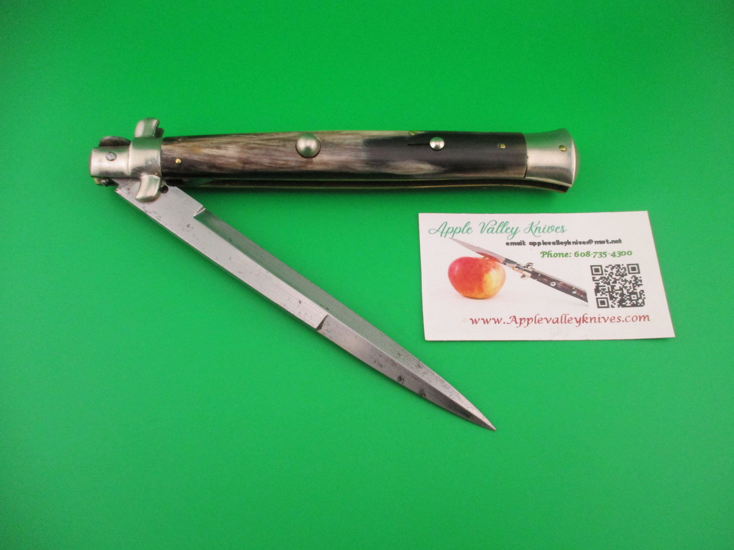 Sterile 33cm Italian Picklock 1950s vintage 5mm backspring automatic knife