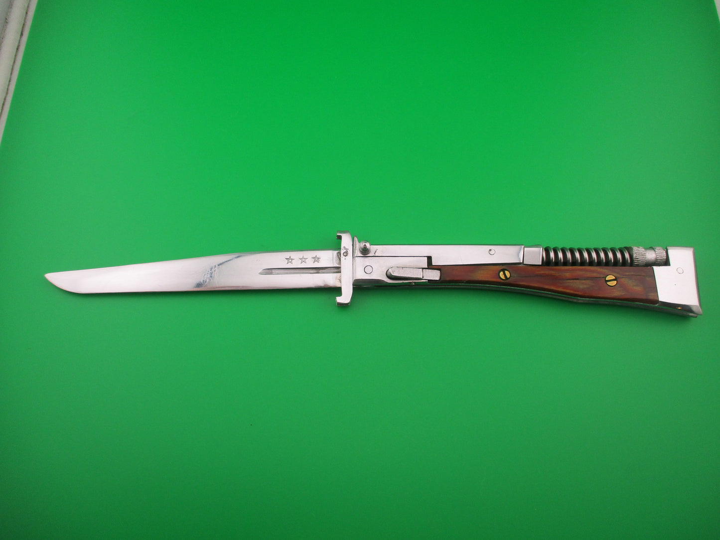 AK47 29cm Soviet 3 Star Vintage Swing Guard automatic knife