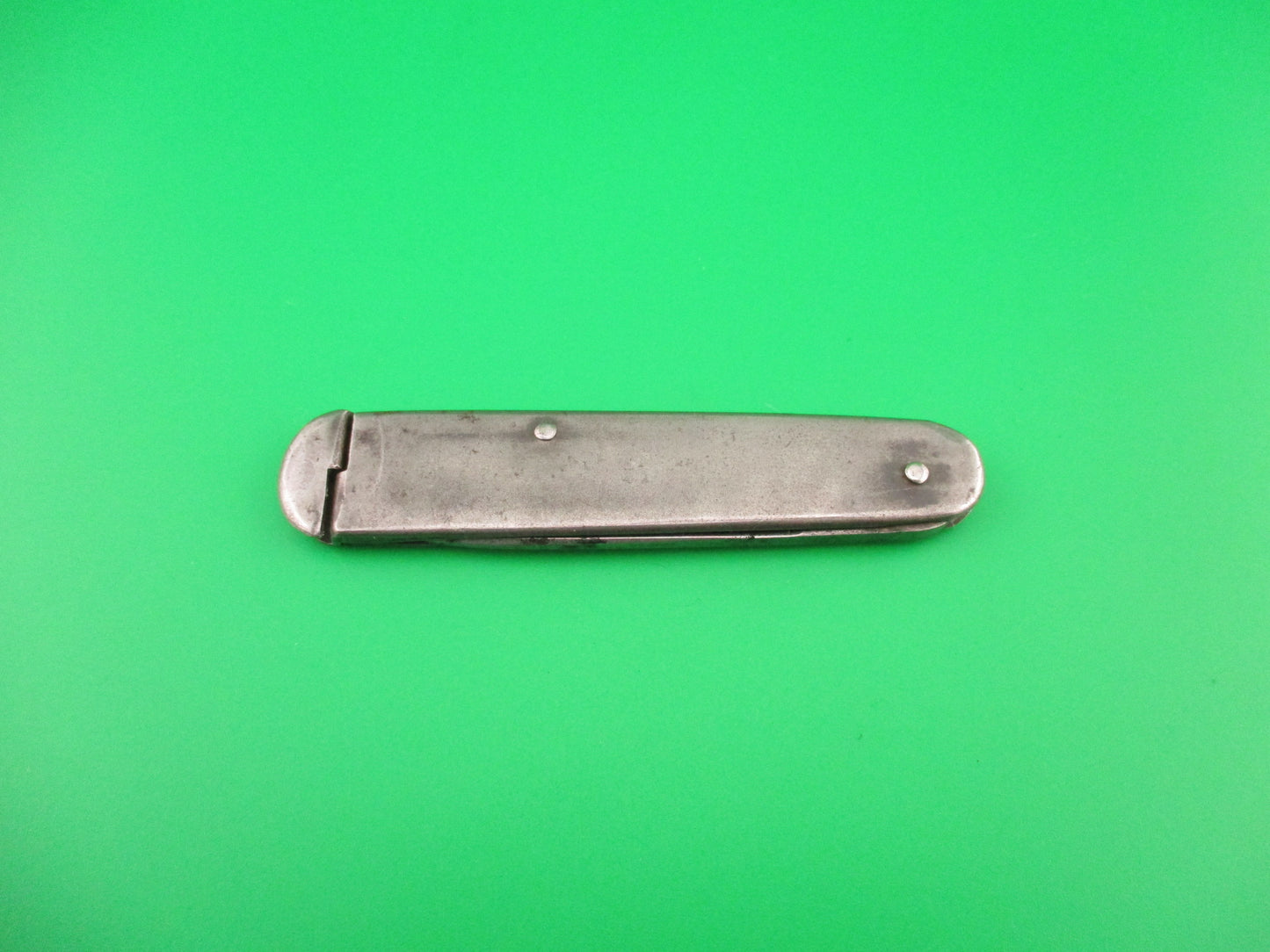 Sterile Vintage 13cm open German Automatic Coilspring Squeeze Knife early 20th century