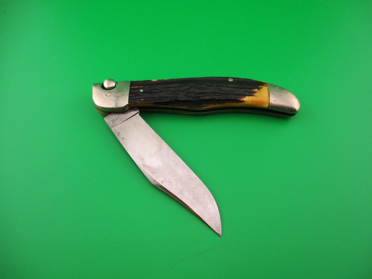 KABAR Medium (Baby) GRIZZLY Vintage Stag Automatic knife vintage