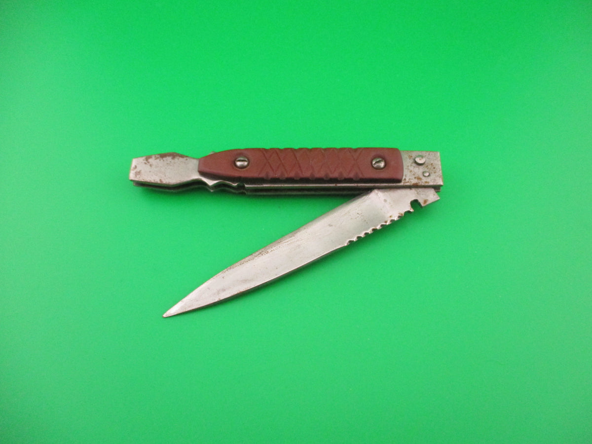 RPK 23cm Russian Prison Knife Wood Dagger blade vintage automatic knife
