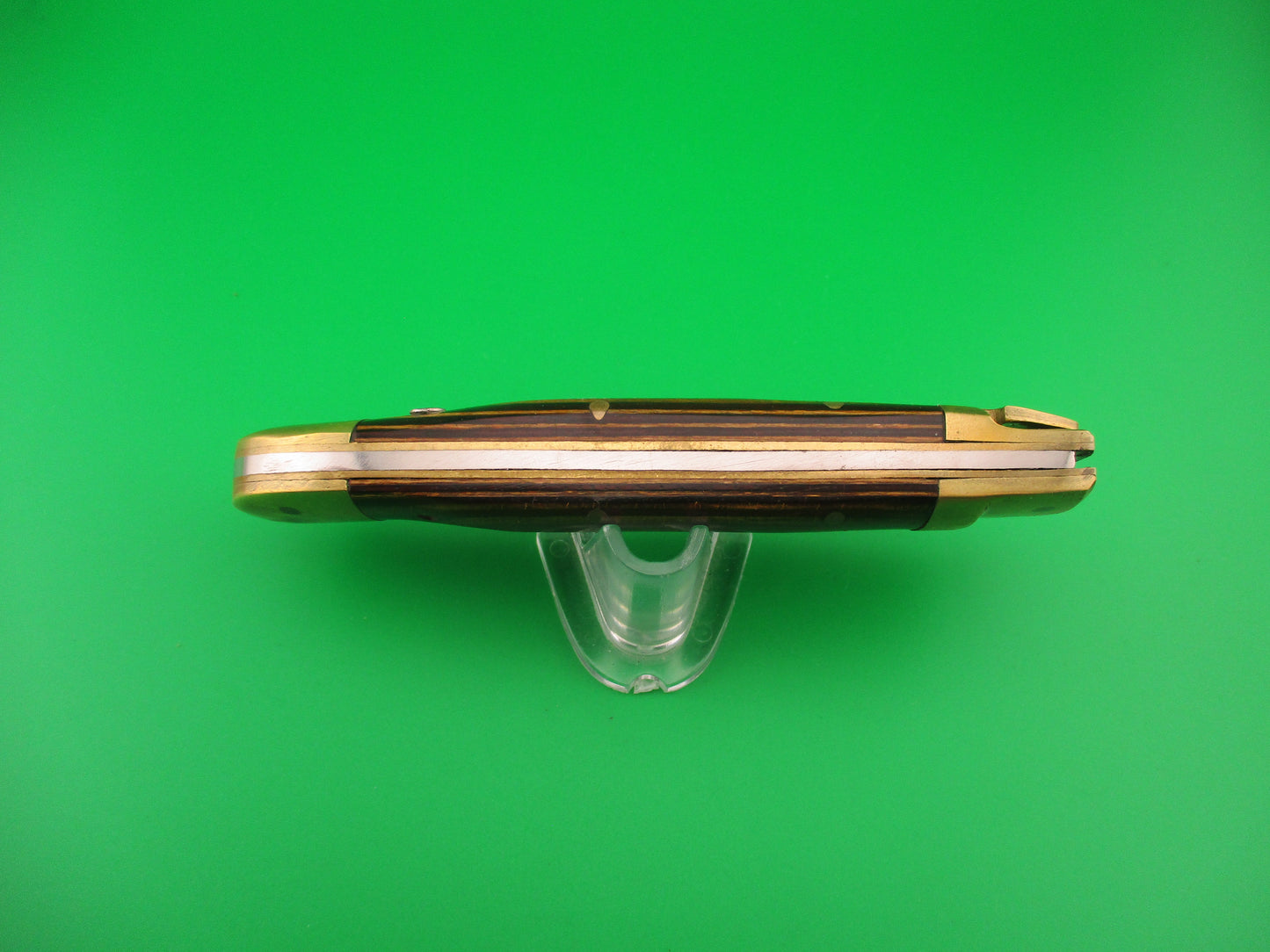 Frostwood & Brass 23cm New Lever automatic knife 9 inch w sheath