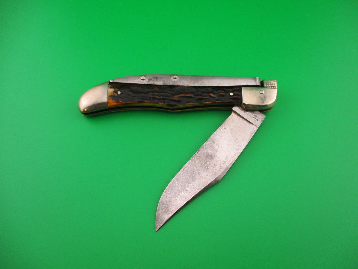 KABAR Medium (Baby) GRIZZLY Vintage Stag Automatic knife vintage