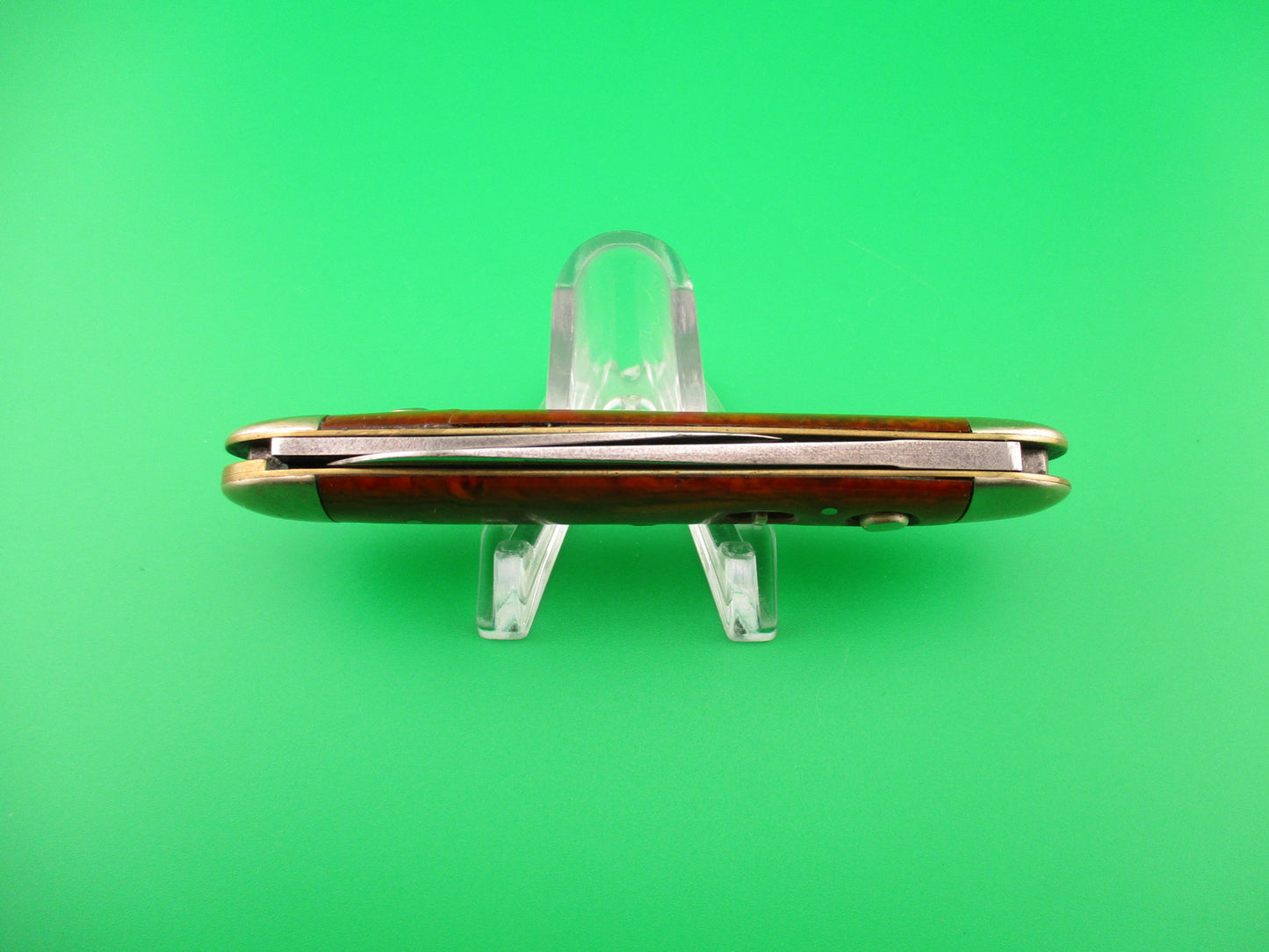Early SCHRADE CUT CO Large 3 3/4" double switchblade Cocobolo w Full Bolsters