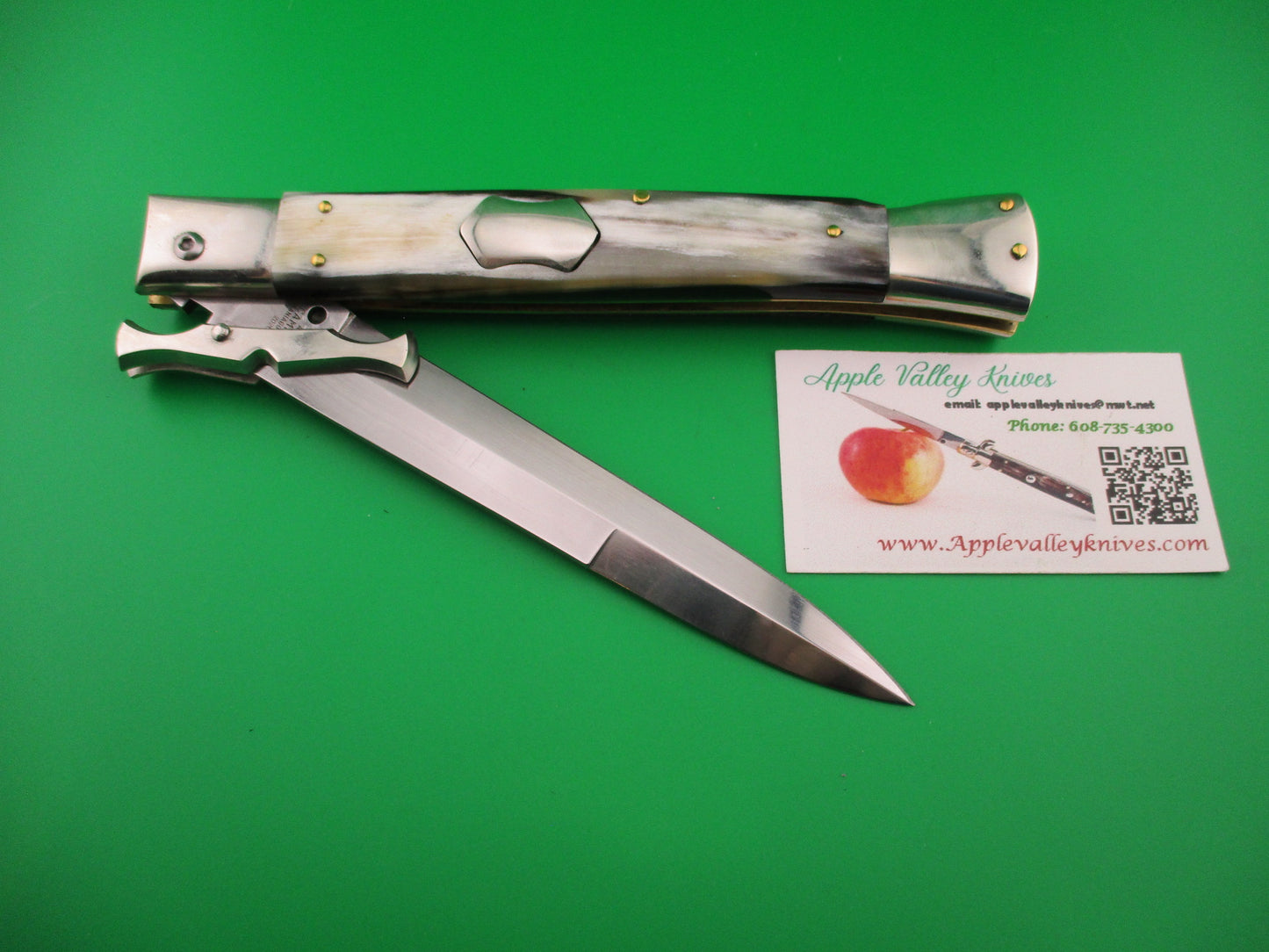 AGA CAMPOLIN 33cm (13 inch) Italian Batwing Flush Shield button automatic Pascotto