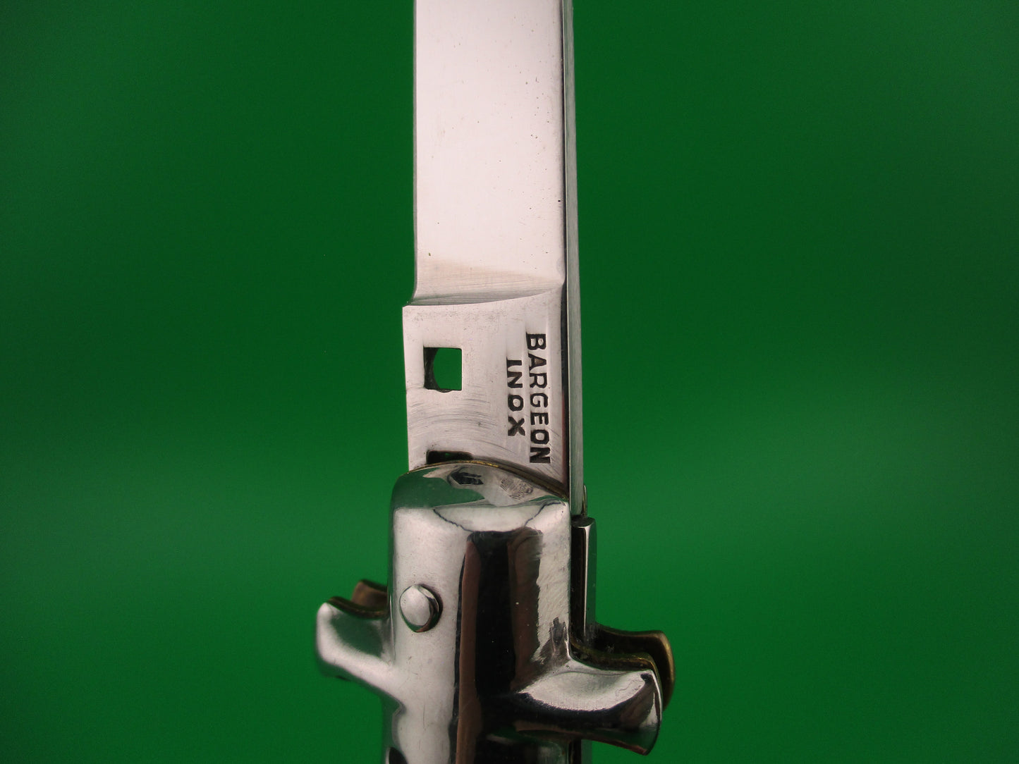 BARGEON INOX 19cm vintage French fixed guards automatic knife