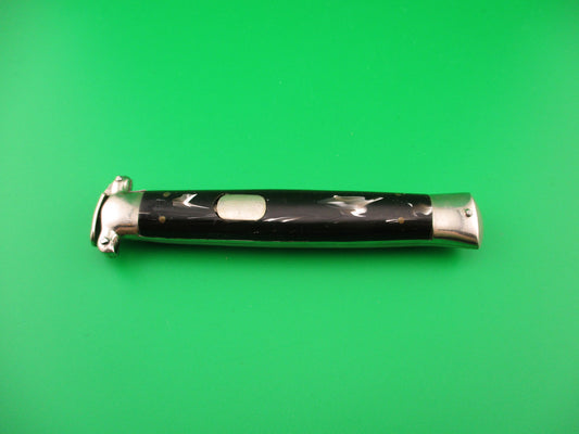 C. Jul Herbertz 21cm OTF Italian trapdoor flush button NOS switchblade vintage 1960s