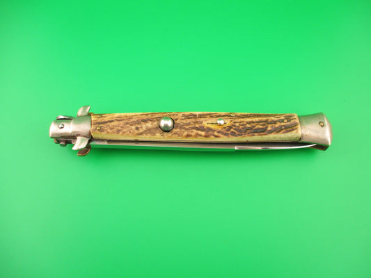 Rostfrei (slant) 33cm Italian Transitional Pearlex Stiletto Vintage automatic knife