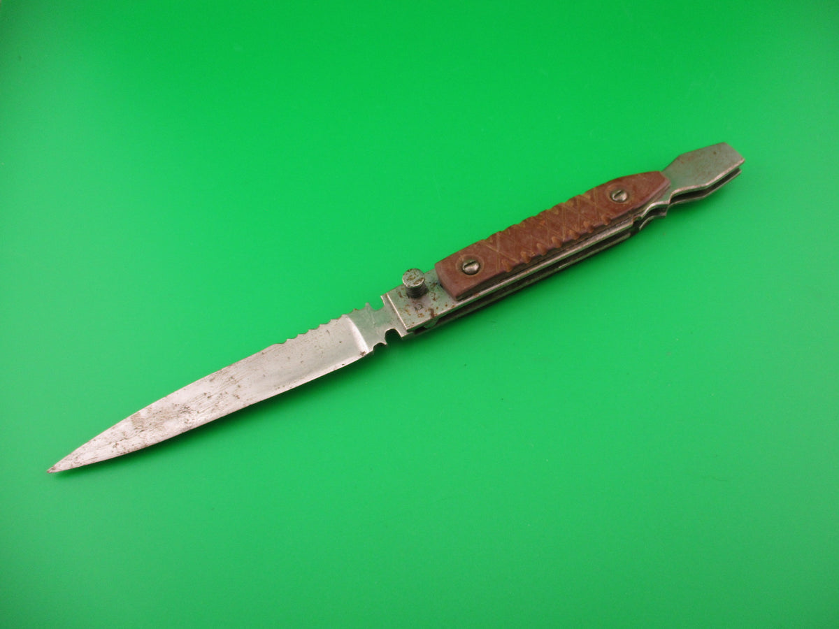 RPK 23cm Russian Prison Knife Wood Dagger blade vintage automatic knife