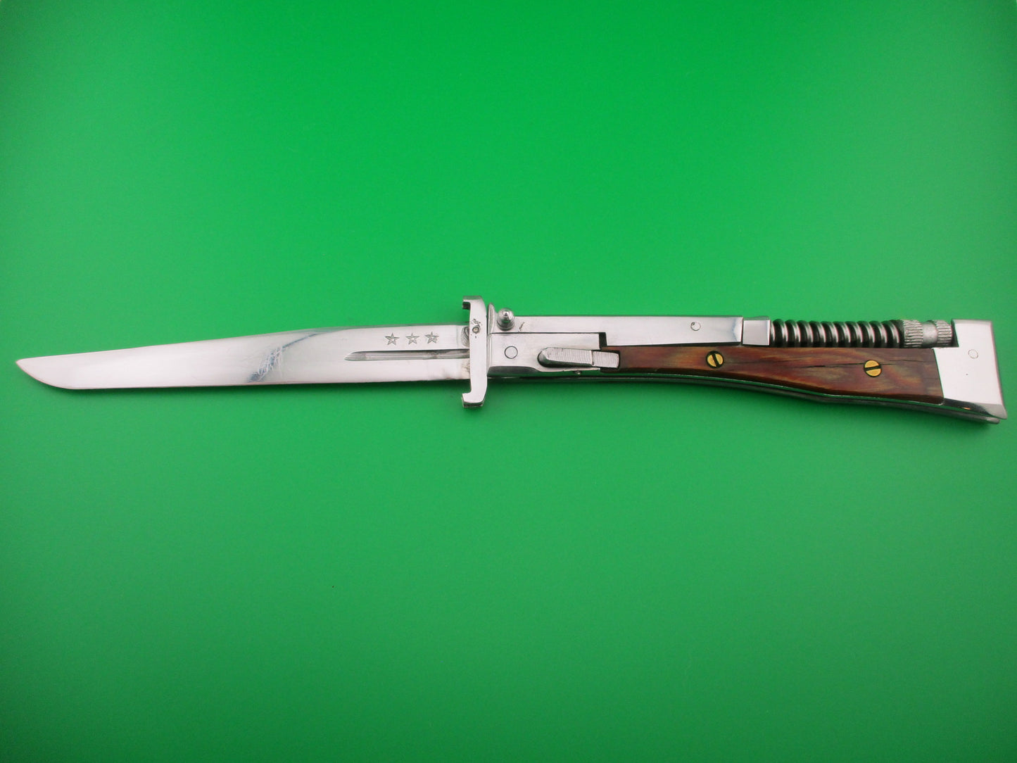 AK47 29cm Soviet 3 Star Vintage Swing Guard automatic knife