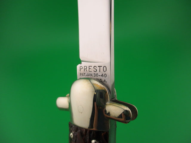PRESTO  PAT JAN 30-40 Derby guard Scout Wormgroove Brain switchblade
