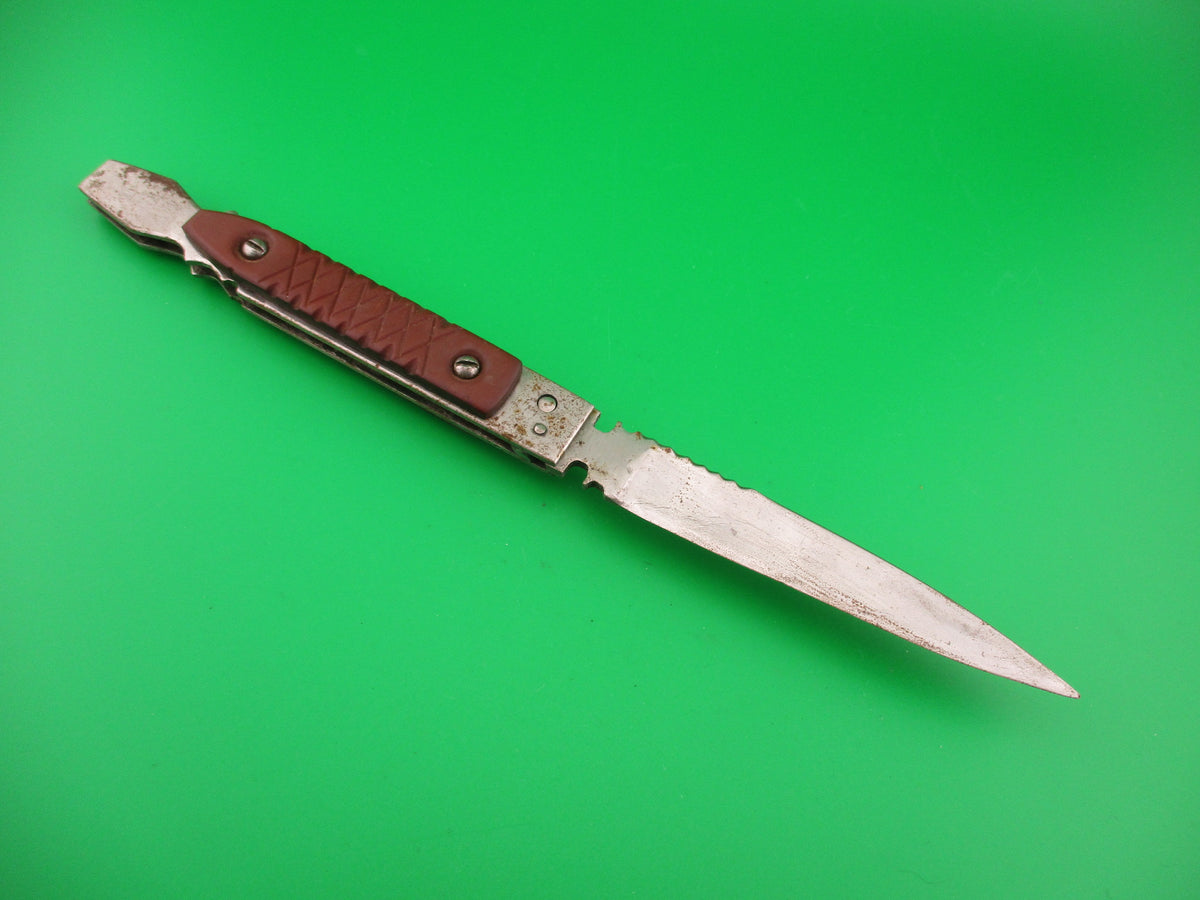 RPK 23cm Russian Prison Knife Wood Dagger blade vintage automatic knife