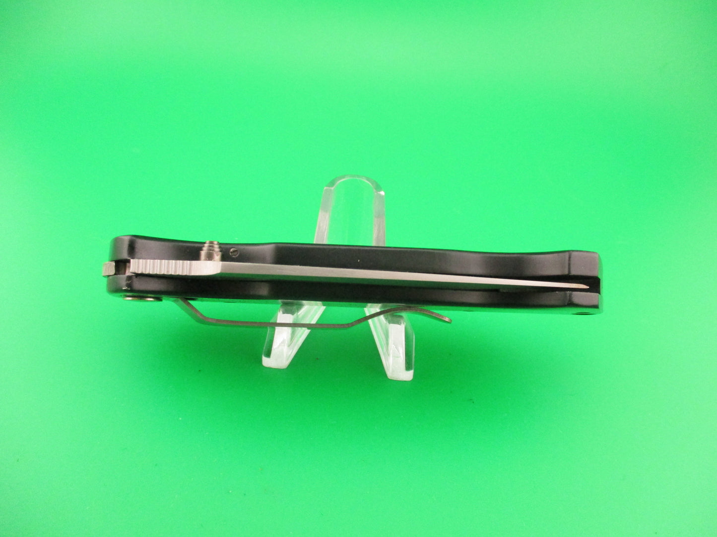 STAINLESS 8" COLT M-16 style Hidden Release DA Lockback automatic knife w Boot clip