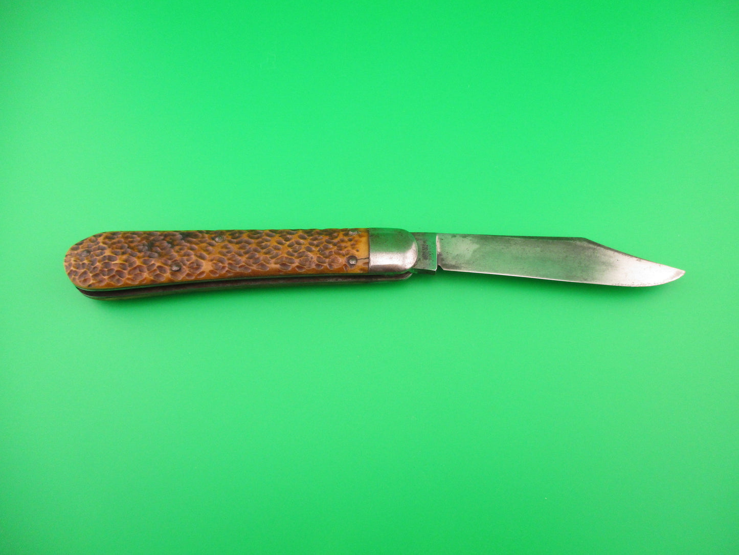 SCHRADE CUT CO Early #1543 3/4 Hunter Picked bone automatic knife