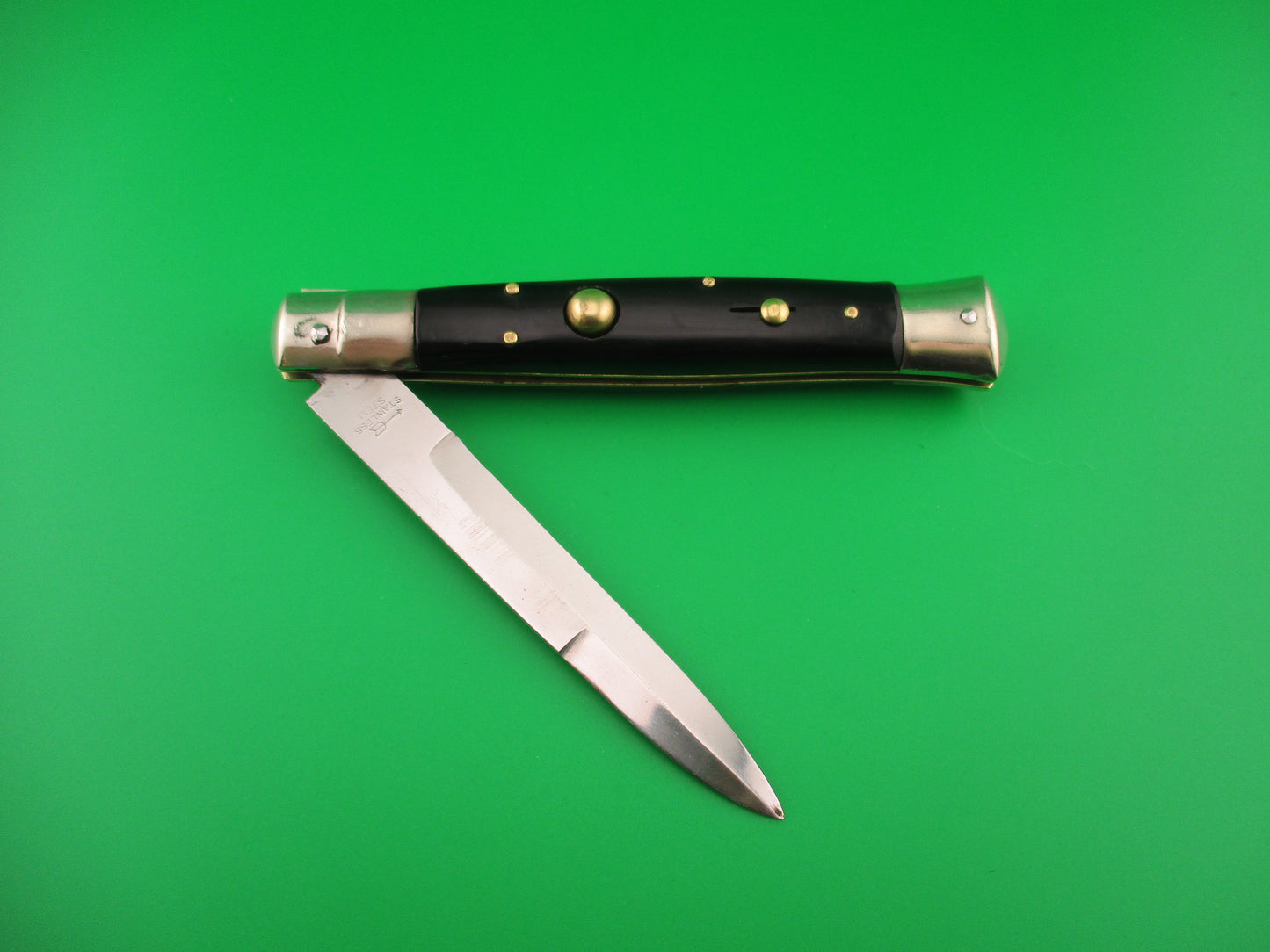 STAINLESS STEEL arrow 22cm Japanese Rizzuto Style Step bolster automatic knife