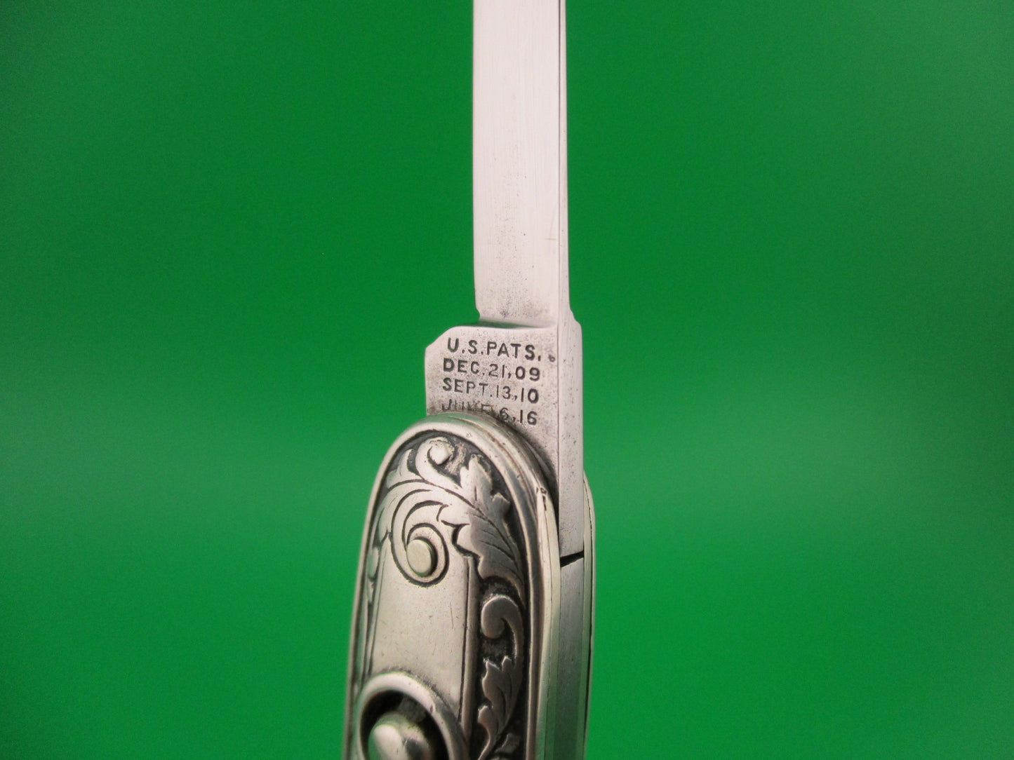 SHAPLEIGH HDW CO DE S13SS Medium Sterling double vintage automatic knife