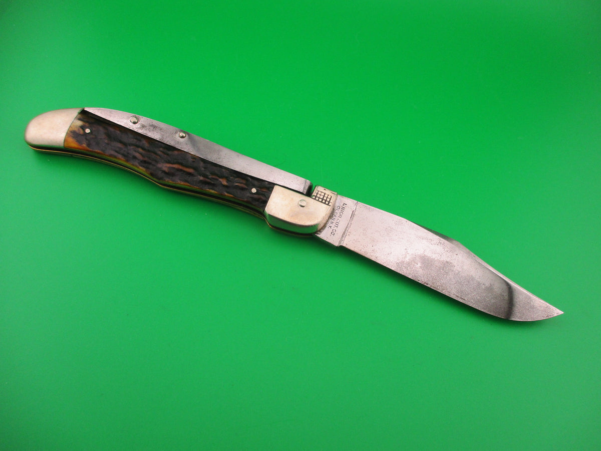 KABAR Medium (Baby) GRIZZLY Vintage Stag Automatic knife vintage