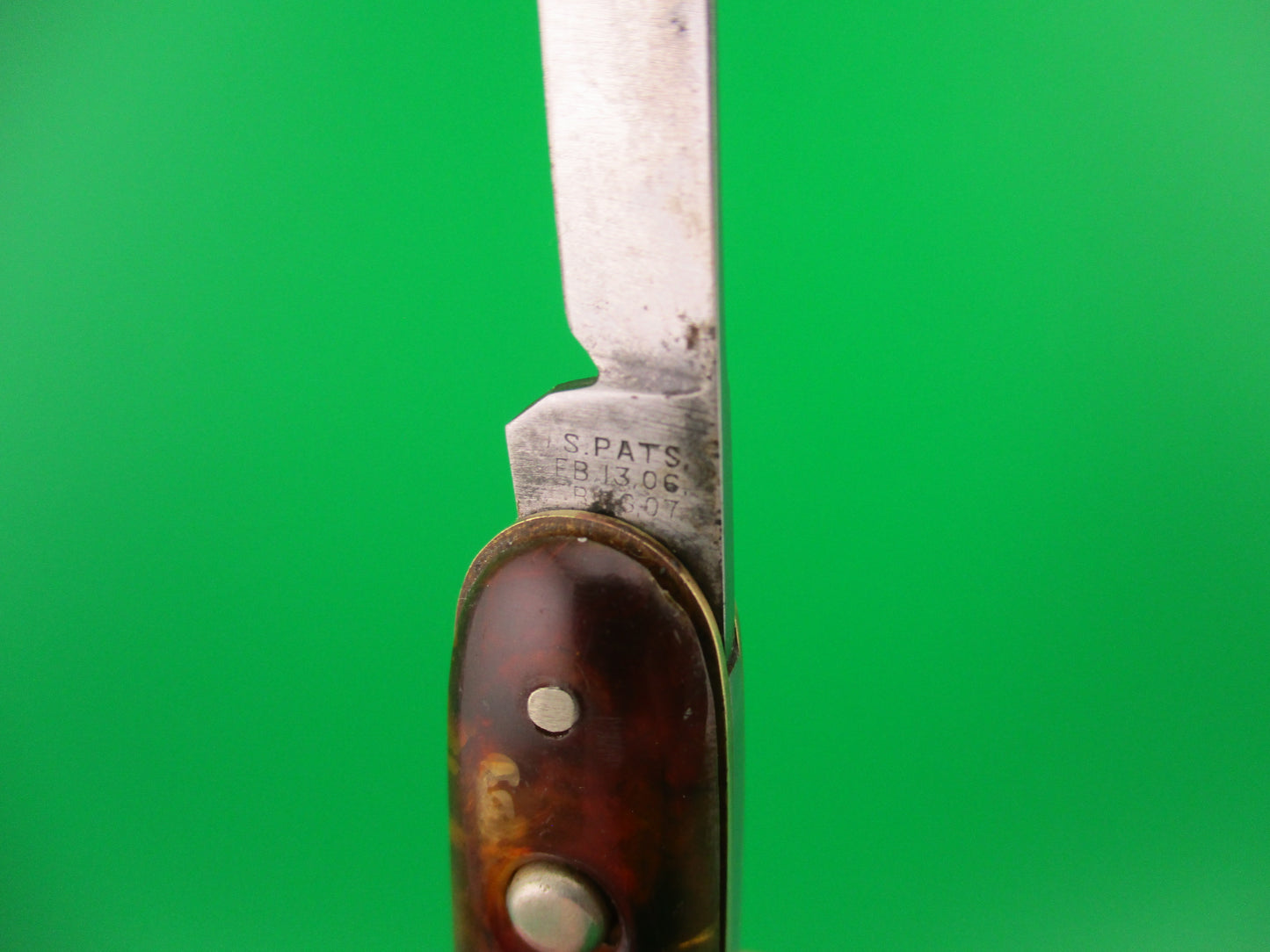 SCHRADE CUT CO Medium double SWEET ORR & CO antique automatic knife