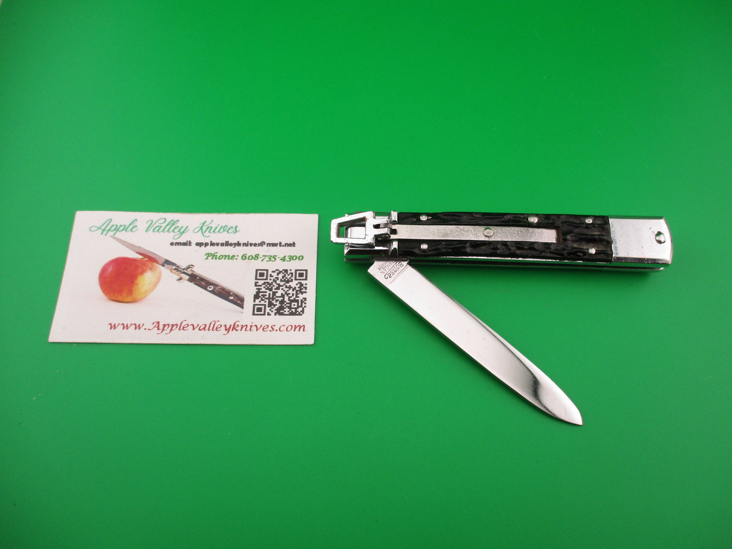 Bonsa SOLINGEN GERMANY 11cm German Slimline Hollow Lever automatic knife