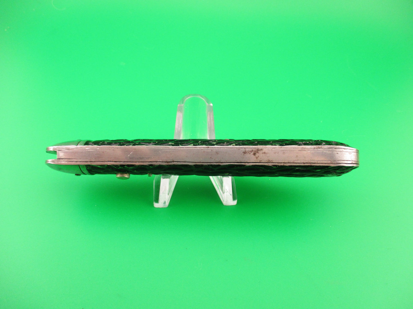 PRESTO SMALL STAMP Rare Early All metal Hunter Vintage switchblade knife